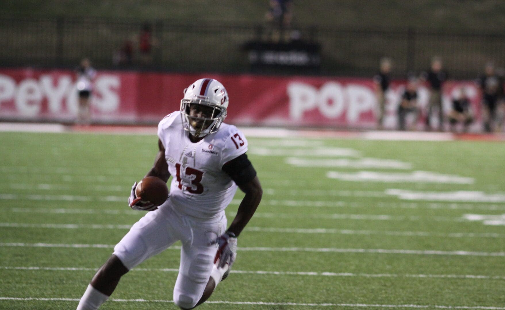 LEWIS SHINES IN DEBUT AS RAGIN’ CAJUNS EARN ROAD WIN IN MOBILE, 19-14