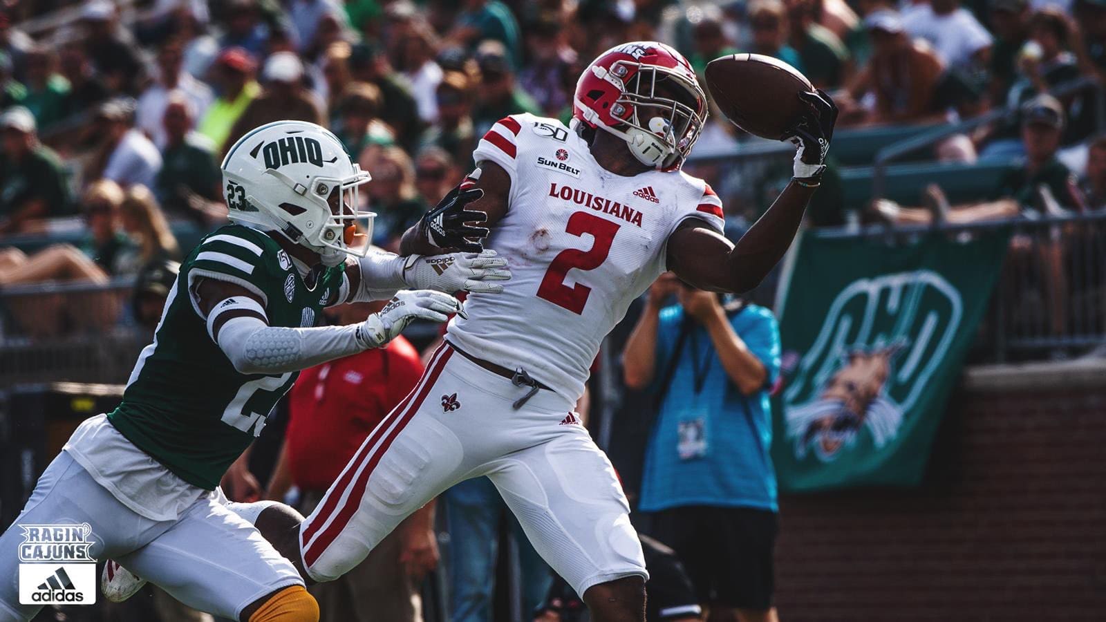Cajuns Cause 5 Takeaways, Beat Ohio 45-25