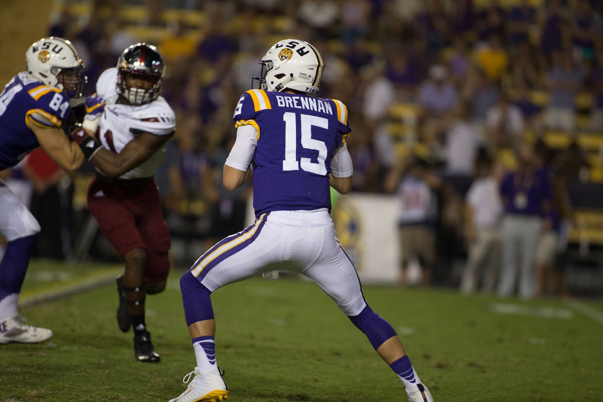 LSU QUARTERBACK MYLES BRENNAN STEPS AWAY FROM FOOTBALL