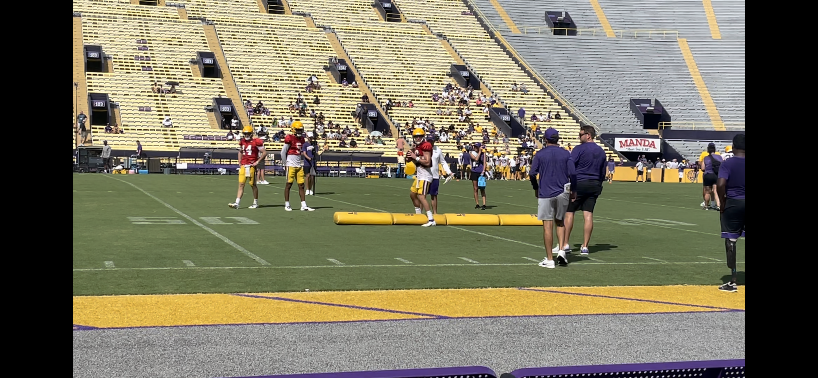 LSU Fall Practice #14 Report