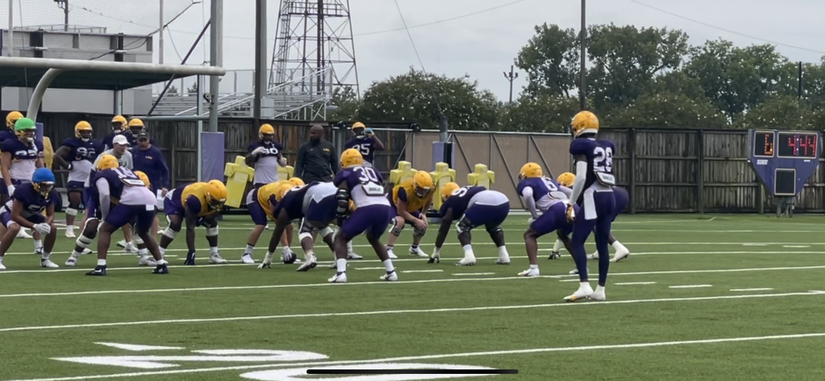 LSU Fall Practice #15 Report