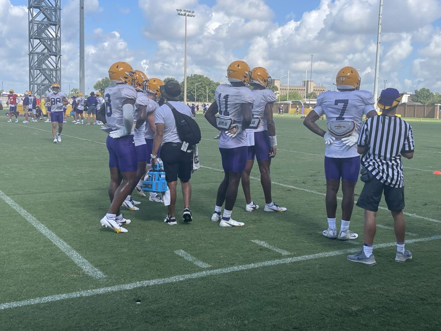 LSU Fall Practice #5 Report