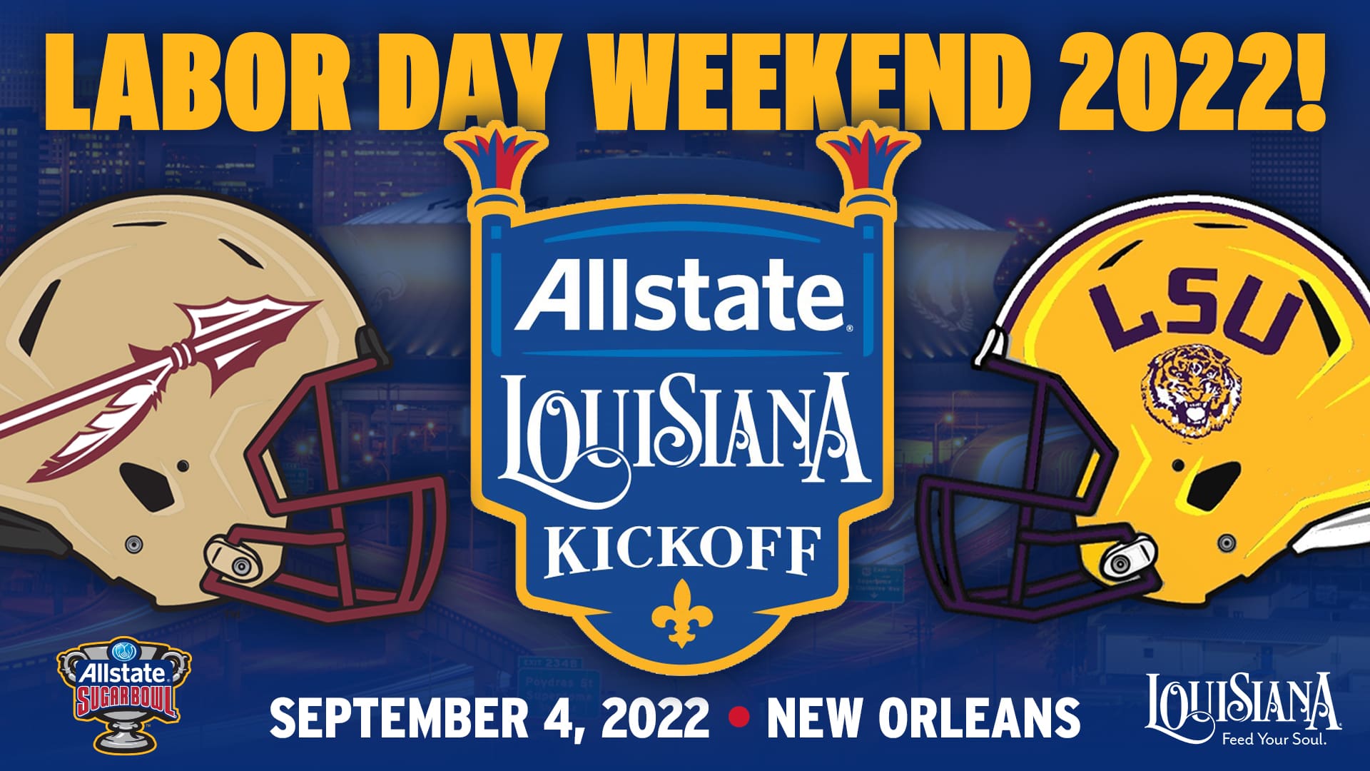 LSU Begins 2022 Season In Labor Day Weekend Matchup Against Florida State
