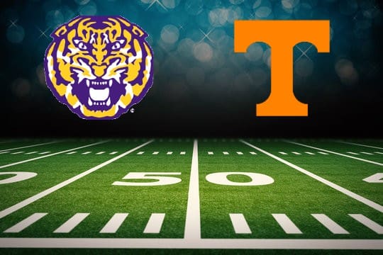 The LSU Tigers and Tennessee Volunteers Throw Down In Early Morning Top 25 Showdown