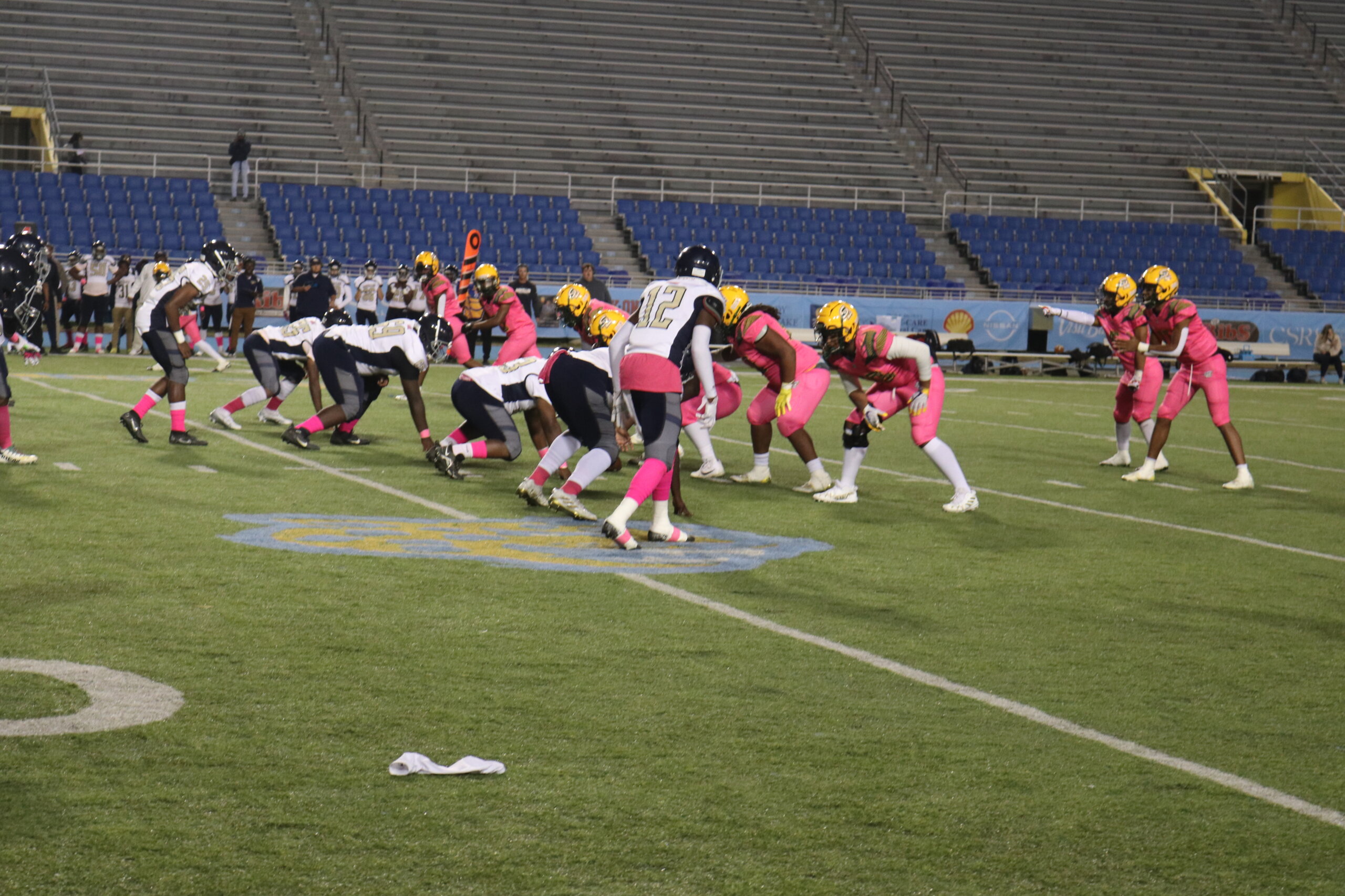 Marlon Brown and the Southern Lab Kittens Pull Away From The Avoyelles Mustangs 35-14