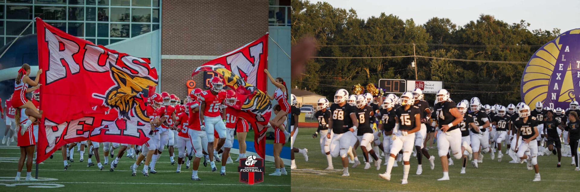 The Ruston Bearcats and the Alexandria Trojans Square Off In District 2-5A Opener