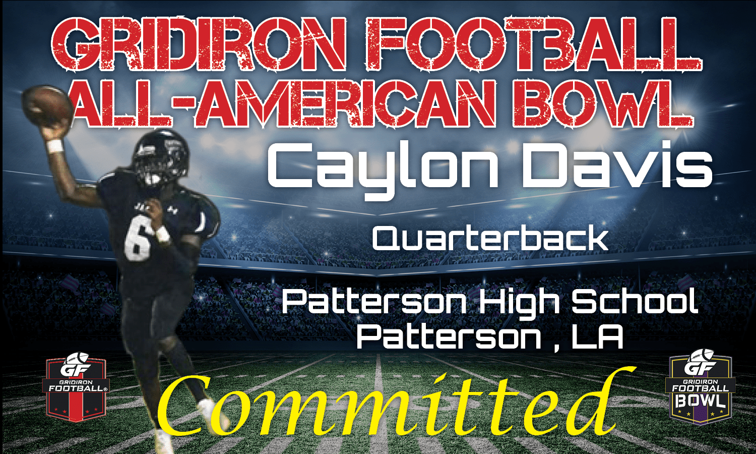 GF All-American Bowl Game Commit: Caylon Davis