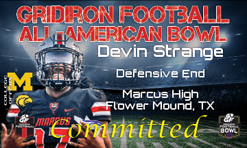 GF All-American Bowl Commit: Devin Strange
