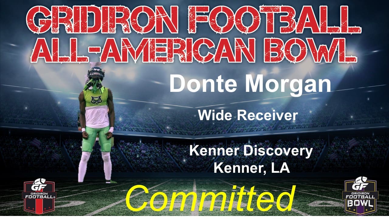 GF All-American Bowl Commit: Donte Morgan