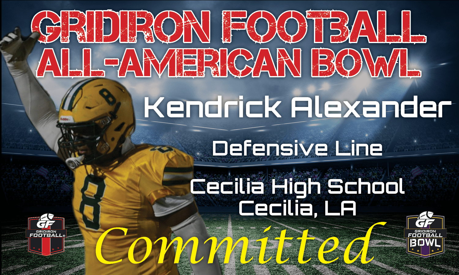 GF All-American Bowl Game Commit: Kendrick Alexander