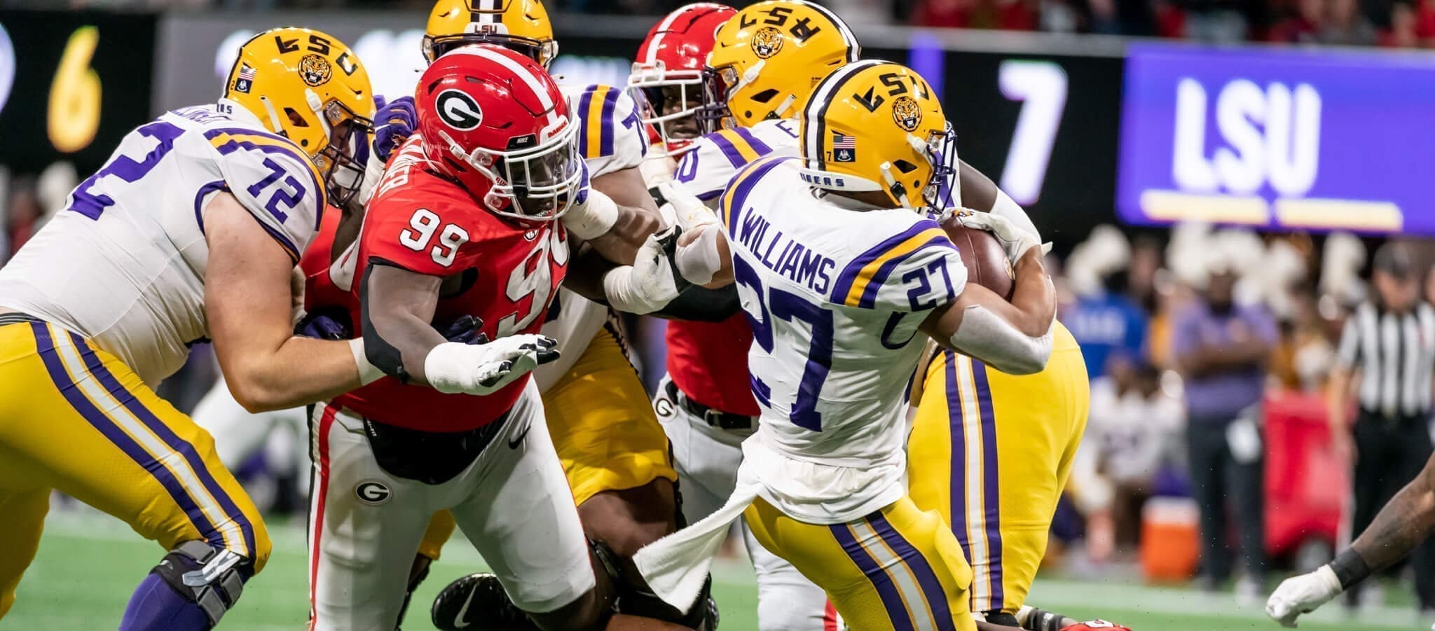 Georgia Bullies LSU 50-30 To SEC Championship Title