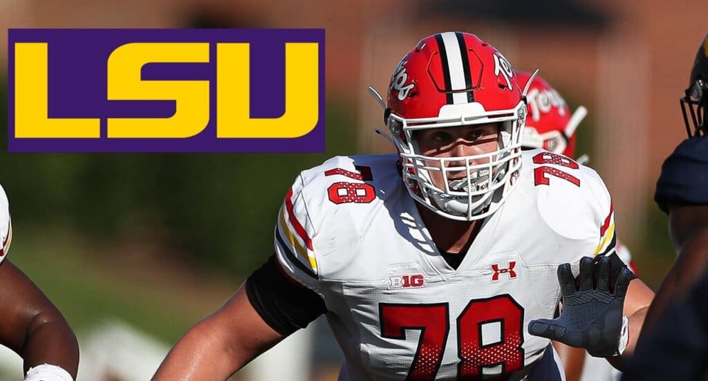 Maryland Offensive Lineman Mason Lunsford Transfers To LSU