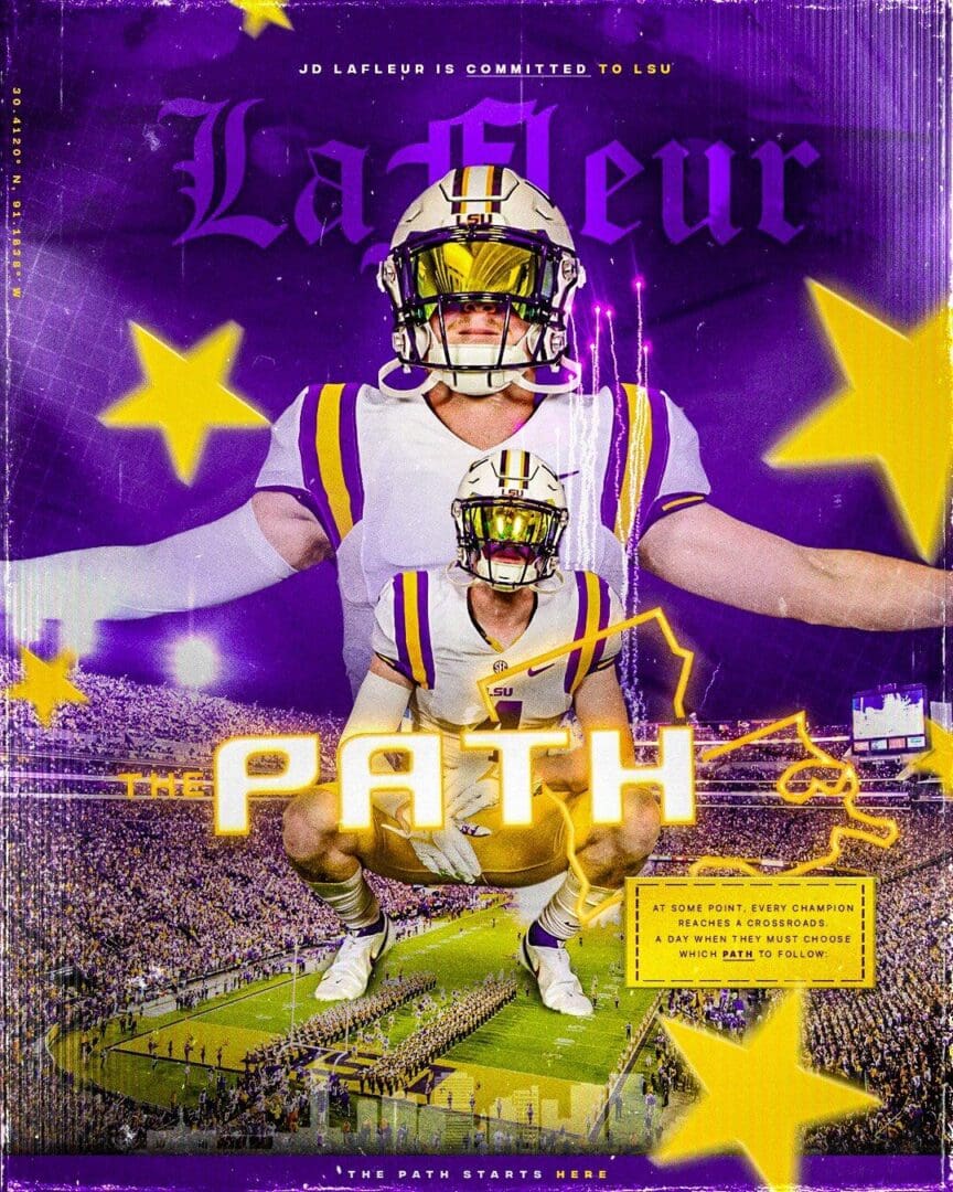 Sulphur High School 2025 & LSU Legacy TE John David LaFleur Commits To The Tigers