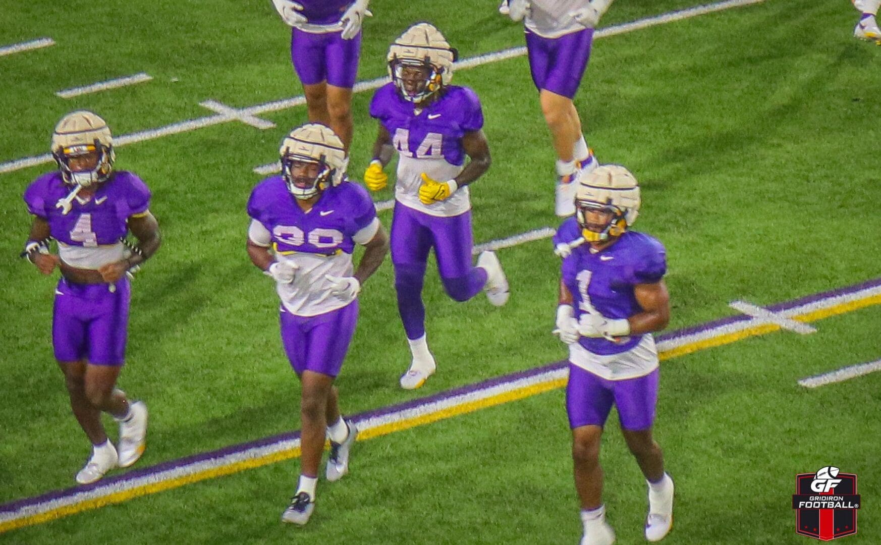 Action, Tempers Heat Up In Monday’s LSU Fall Practice