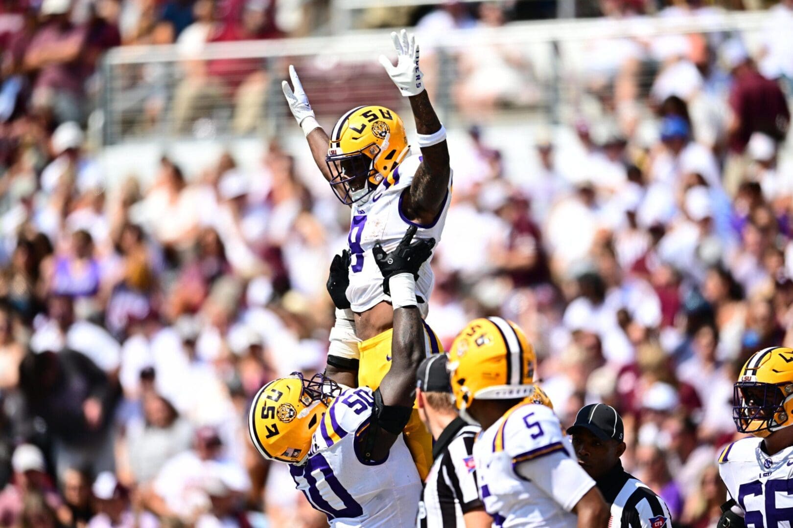 Jayden Daniels, Malik Nabers Torch Mississippi State’s Defense in 41-14 Statement Victory