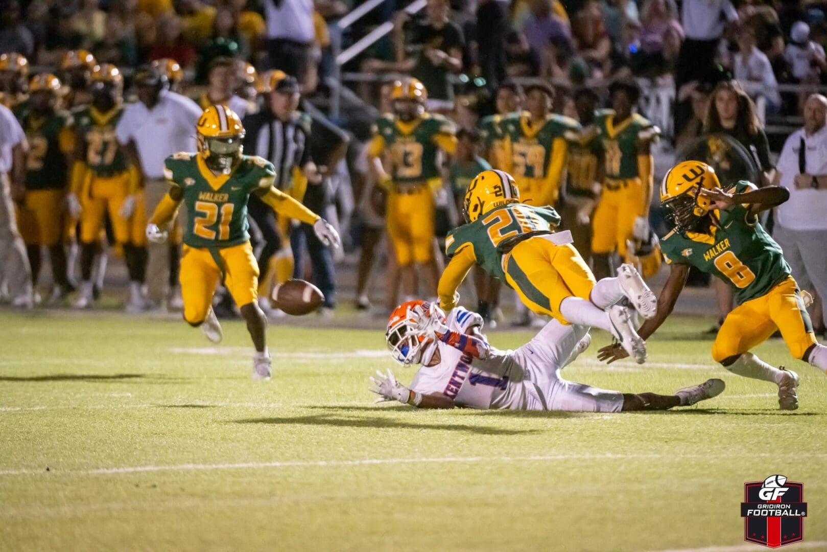 Walker’s Running Game and Opportunistic Defense Overwhelms Kentwood in Second Half