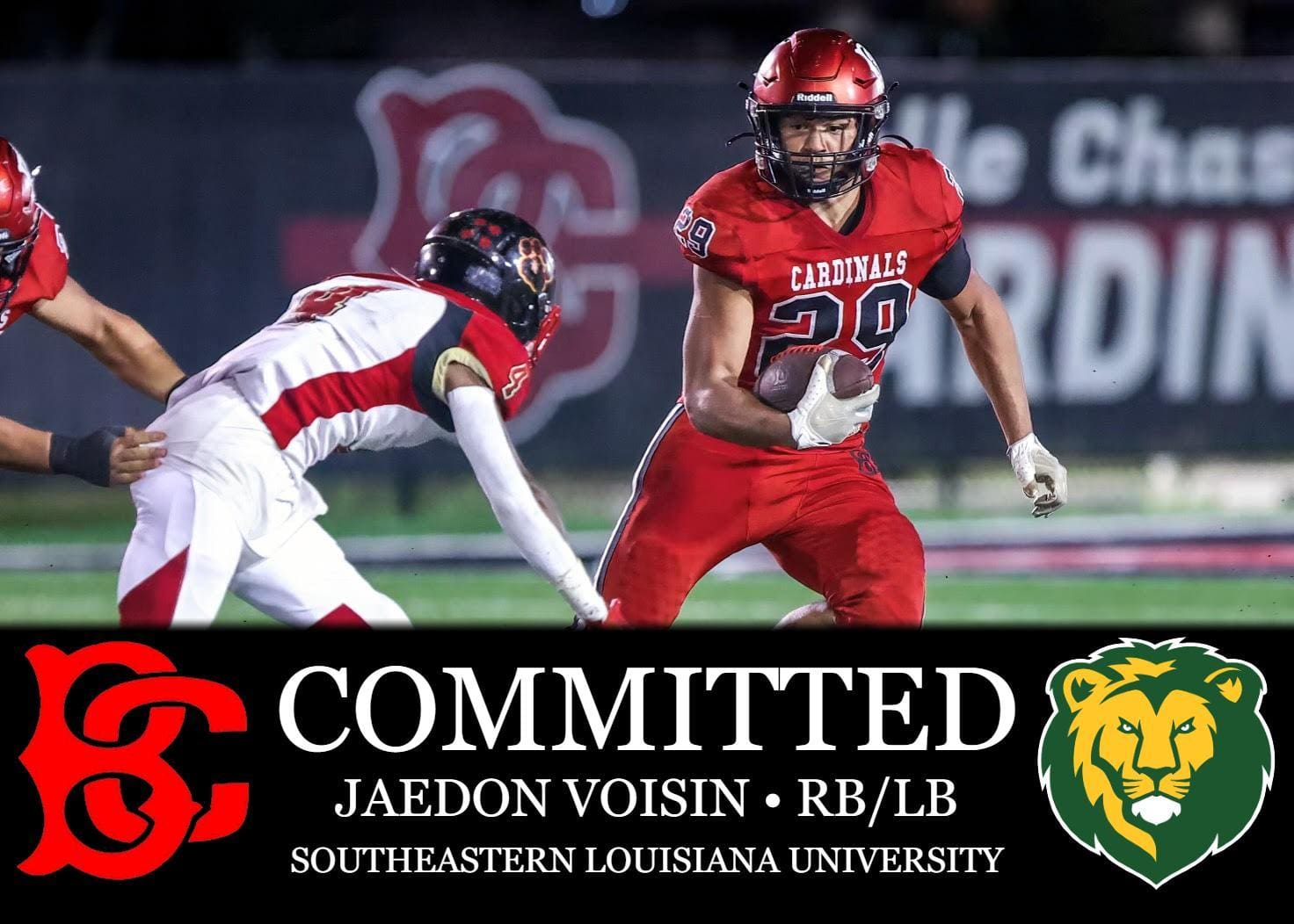 Belle Chasse HB/LB Jaedon Voisin commits to Southeastern Louisiana