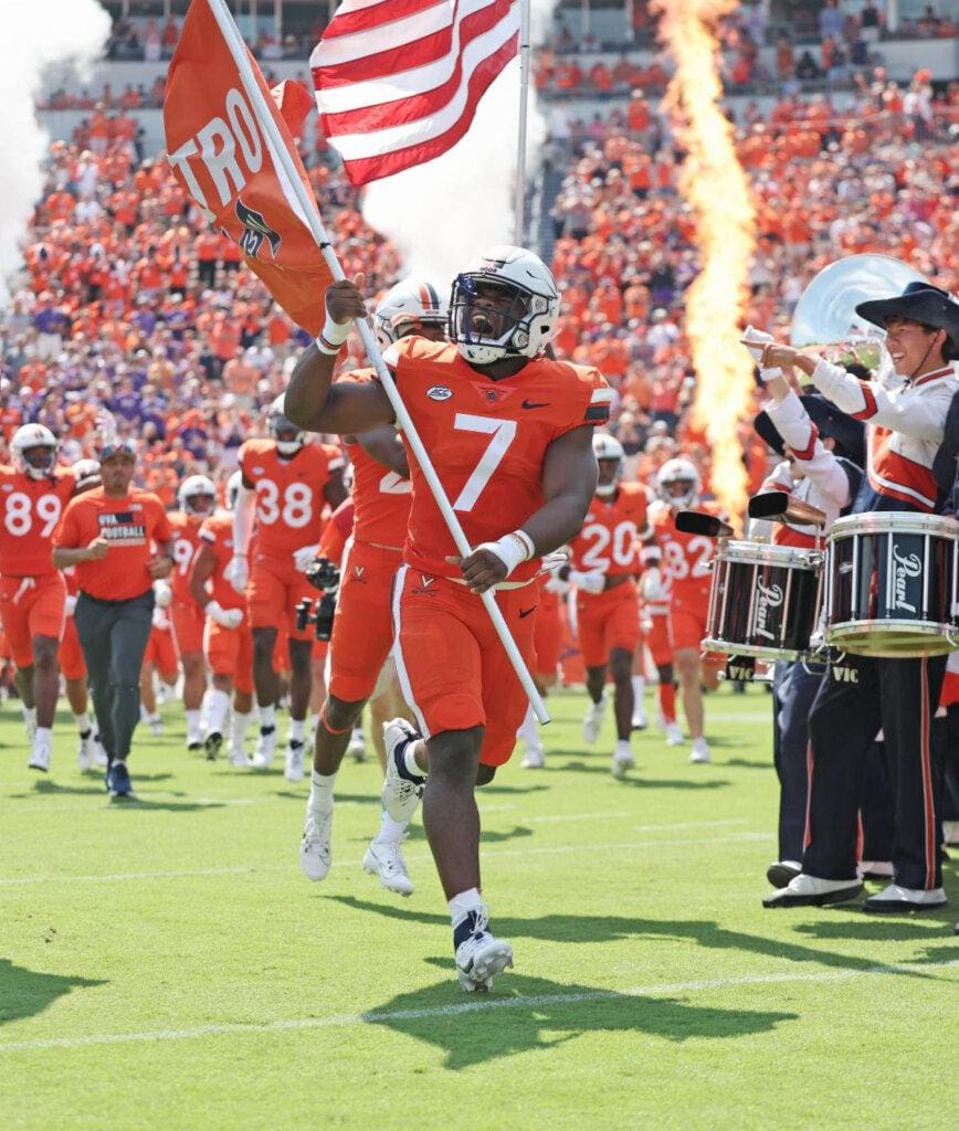 VIRGINIA’S MIKE HOLLINS (BATON ROUGE, LA NATIVE) NOMINATED FOR CAPITAL ONE ORANGE BOWL-FWAA COURAGE AWARD