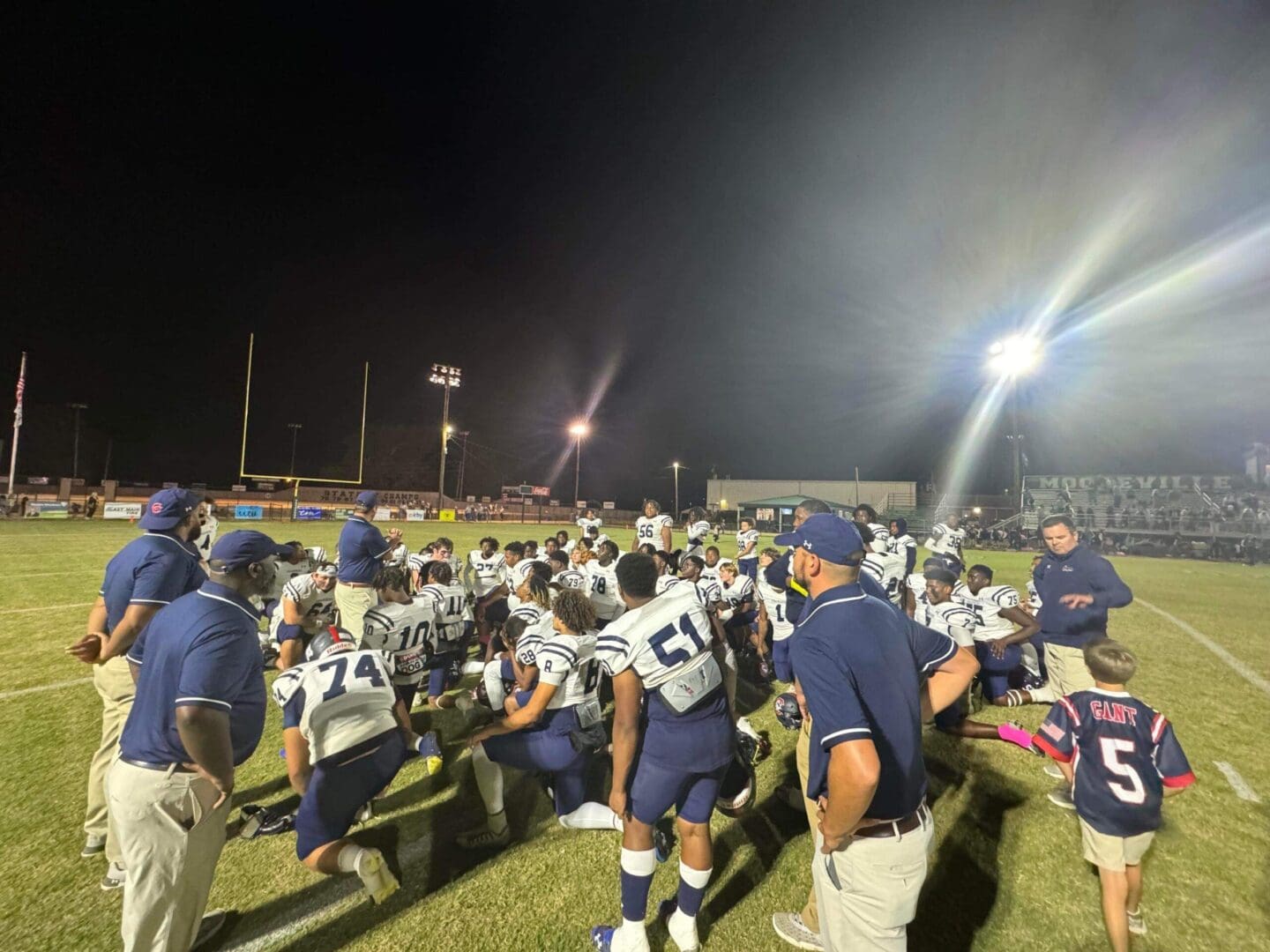 Caleb Cunningham’s Big First Half Propels Choctow County to 51-14 Victory Over Mooreville