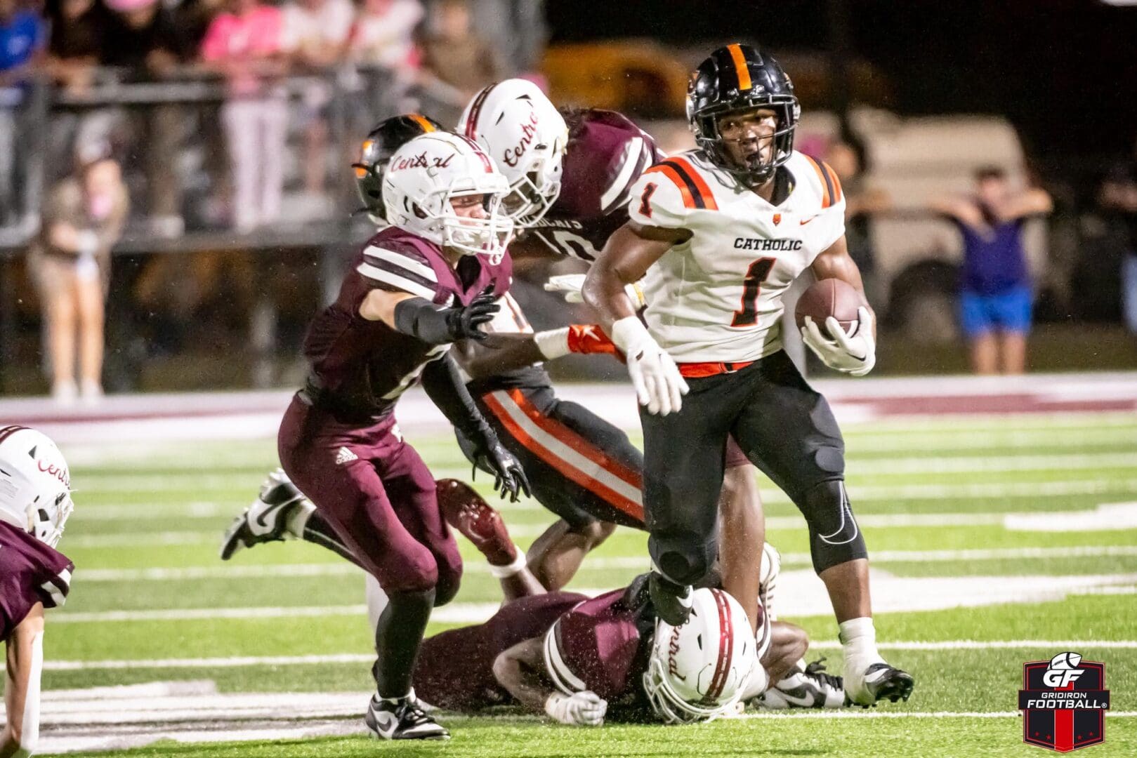 Catholic High Edges Central 42-38 in Back and Forth Affair