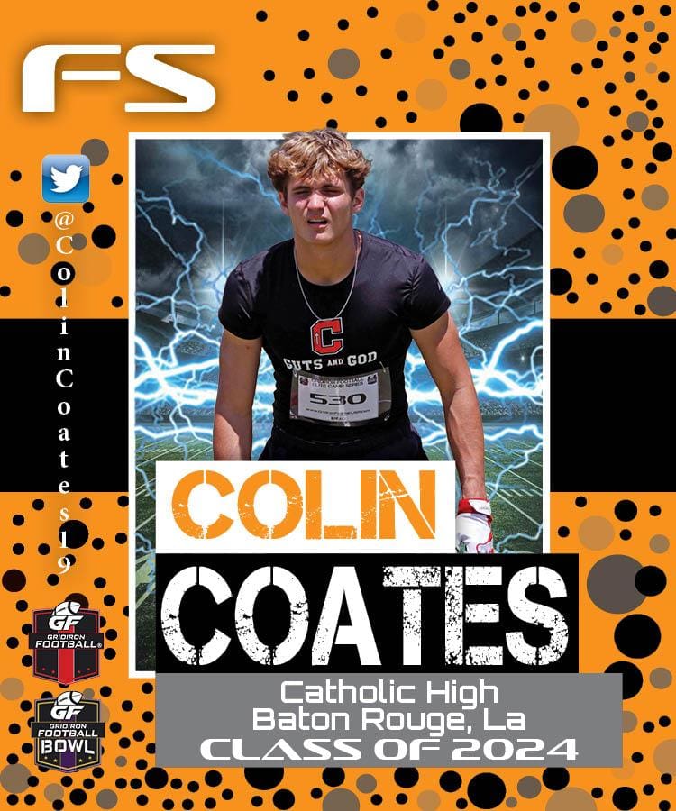 BREAKING NEWS: Catholic High School (Baton Rouge, LA) DB Colin Coates Commits To The Gridiron Football All-American Bowl Game