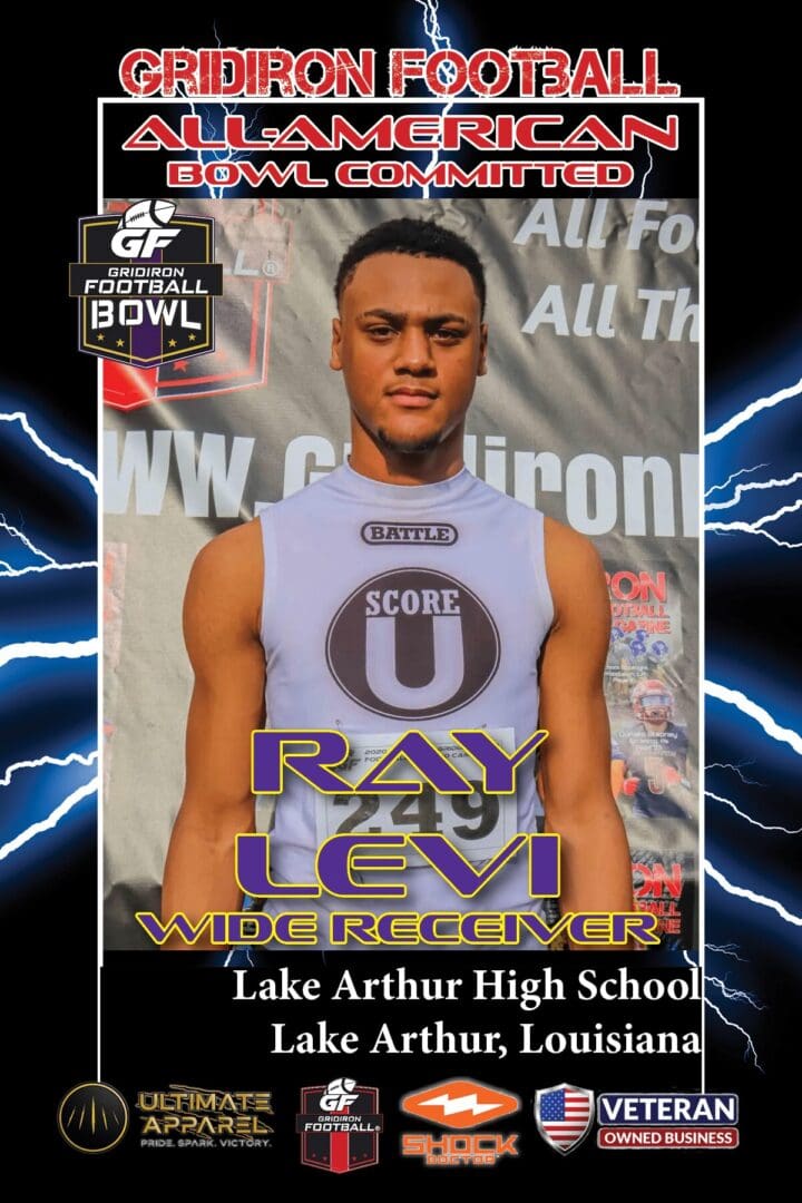 2023 Gridiron Football All-American Bowl Game Commit: WR Ray Levi, Lake Arthur High School (Lake Arthur,Louisiana)
