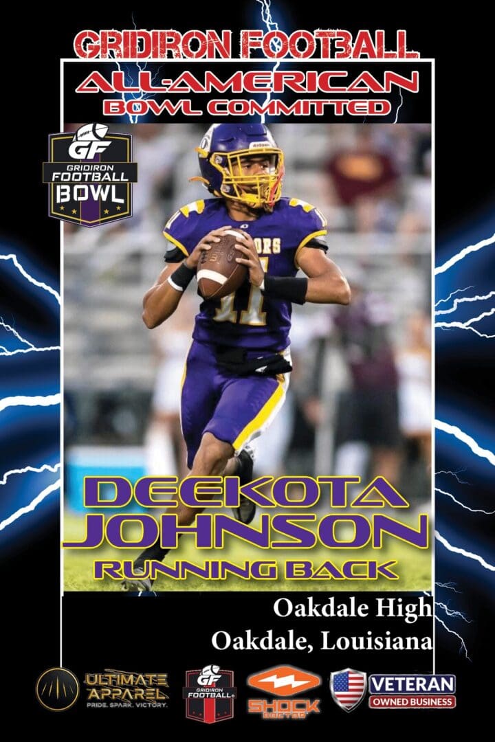 BREAKING NEWS: Oakdale High School (La.) ATH Deekota Johnson commits to Gridiron Football All-American Bowl