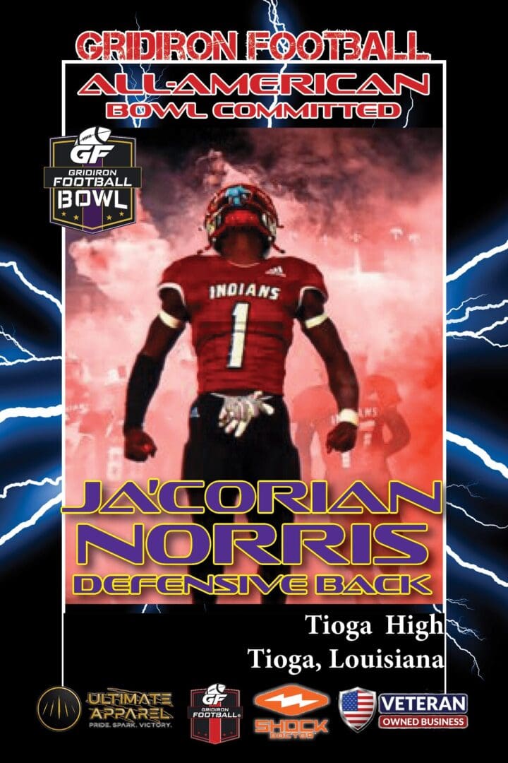 BREAKING NEWS: Tioga High School (Ball, LA) DB Ja’Corian Norris Commits To The Gridiron Football All-American Bowl Game