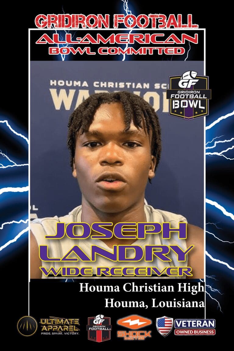 Joseph Landry, wide receiver, Houma Christian High.