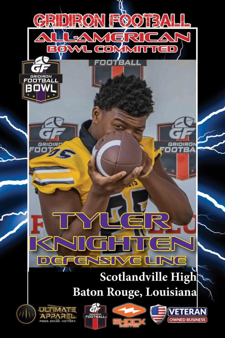 BREAKING NEWS: Scotlandville High School (Baton Rouge, LA) DE Tyler Knighten Commits To The Gridiron Football All-American Bowl Game