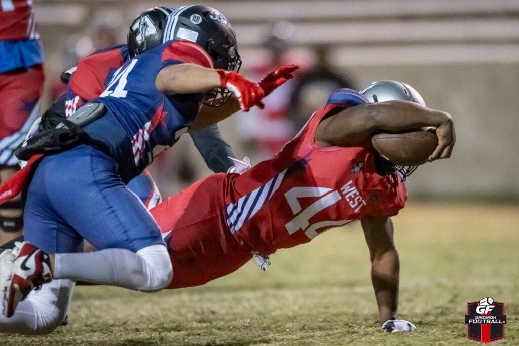 Team West Edges Out Team East 14-7 in Defensive Struggle to Win the 2023 Gridiron Football All-American Bowl Game