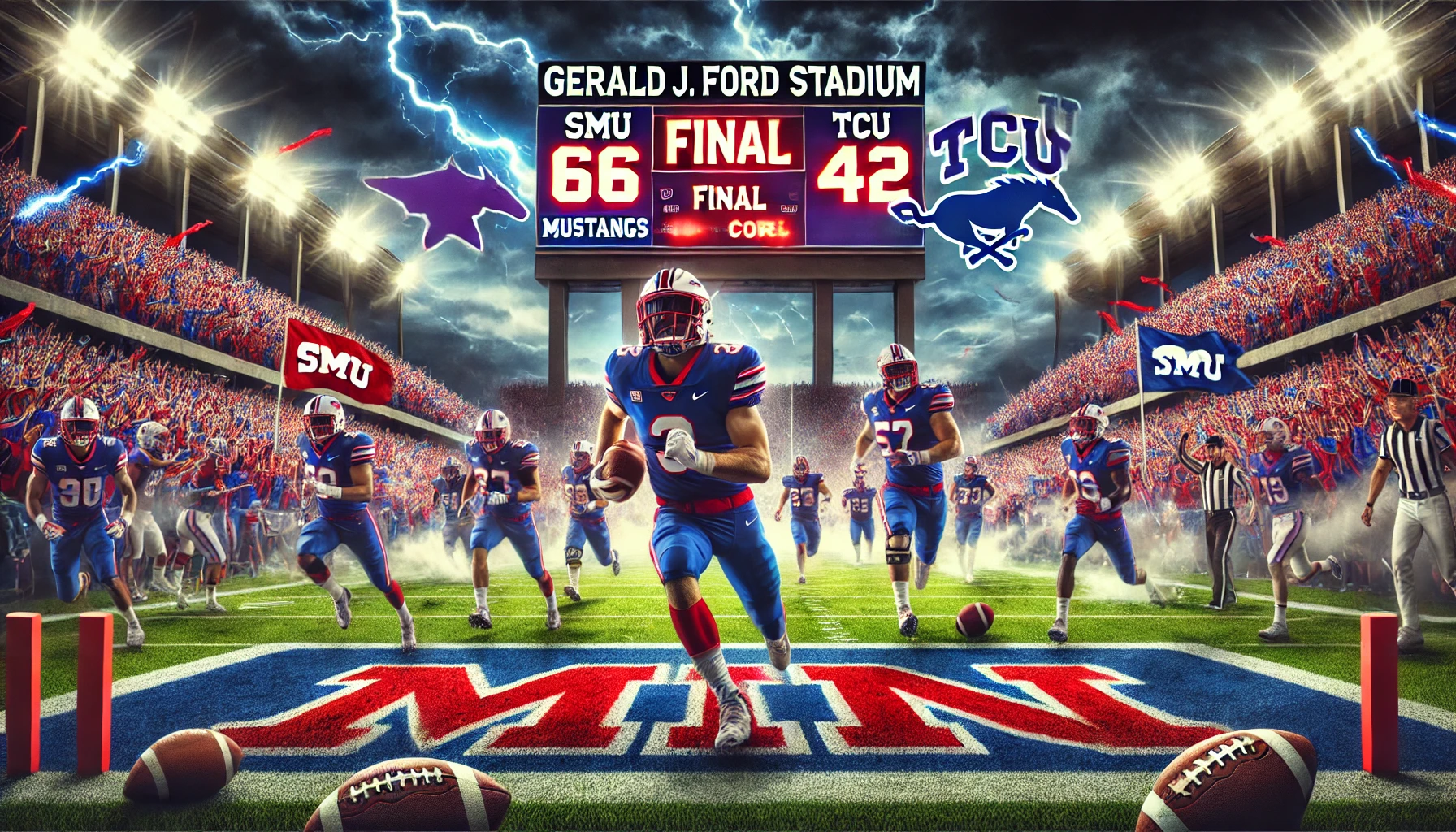 SMU’s Explosive Offense Overpowers TCU Horned Frogs in High-Scoring Showdown