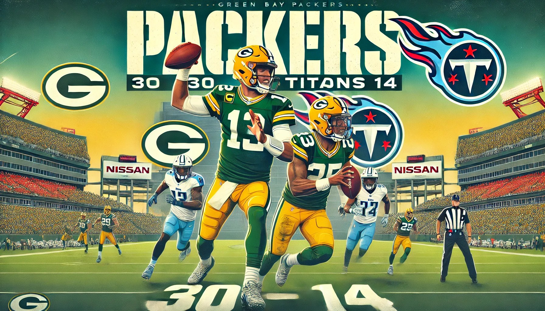 Packers Outlast Titans 30-14: Dominant Defense and Efficient Offense Lead the Way