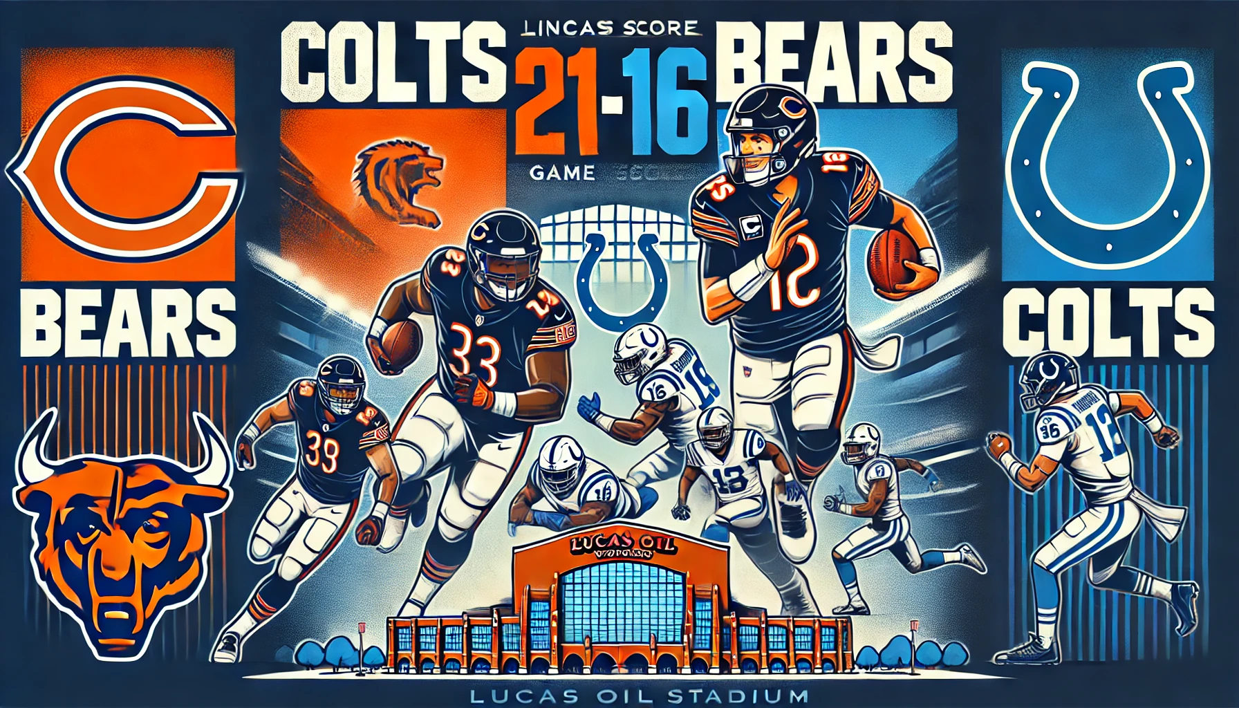 Colts Hold Off Bears’ Late Surge for a 21-16 Victory