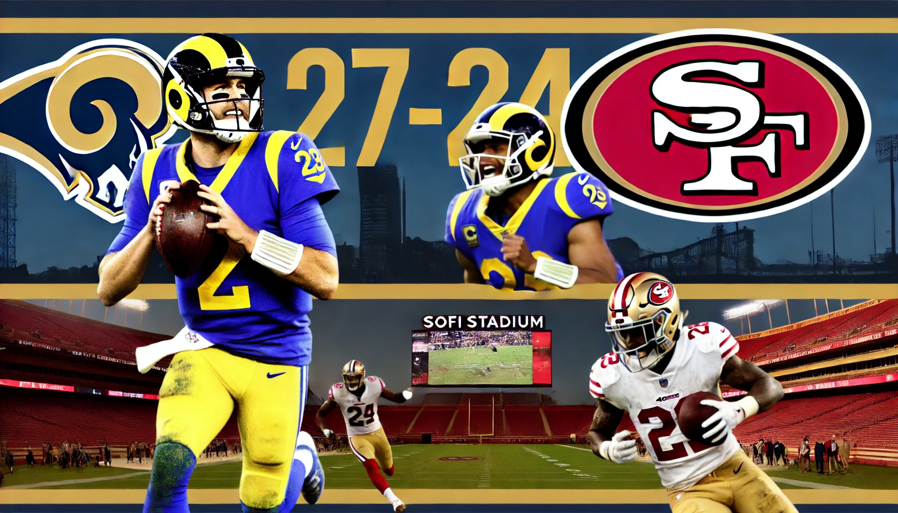 Rams Edge 49ers in a Thrilling 27-24 Comeback Victory at SoFi Stadium