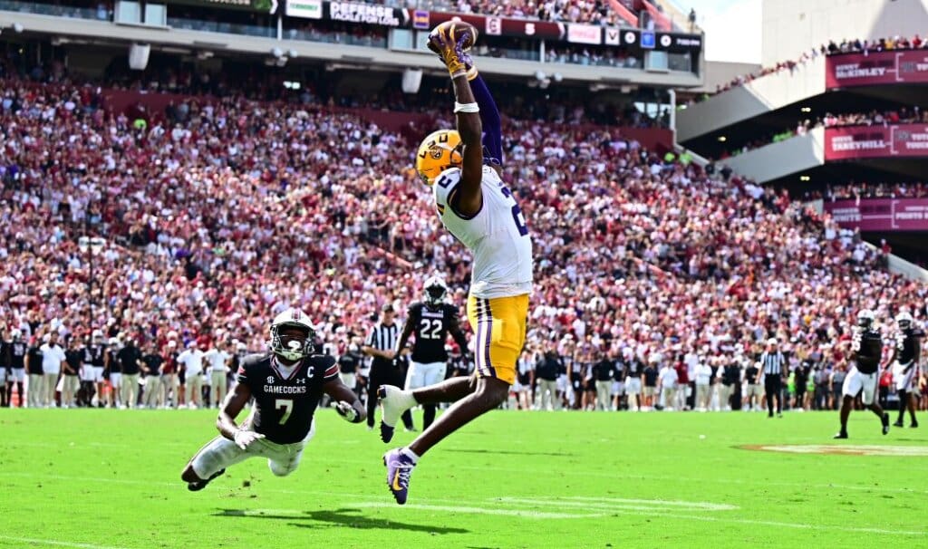 LSU Weathers The Storm and Overcomes 17 Point Deficit With 36-33 Comeback Victory Against South Carolina