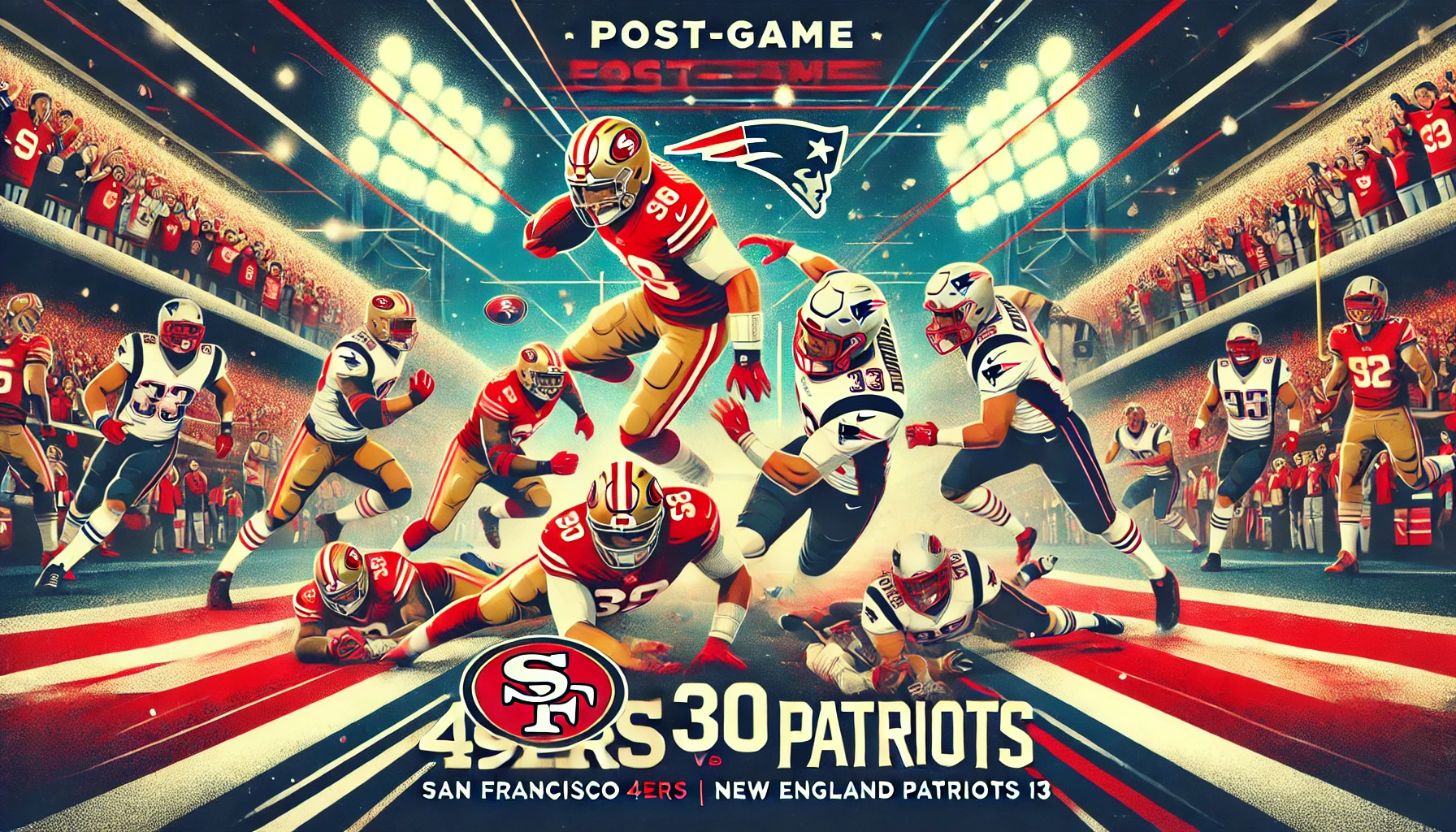 9ers Dominate Patriots in 30-13 Victory, Warner’s Pick-Six Highlights Defensive Masterclass