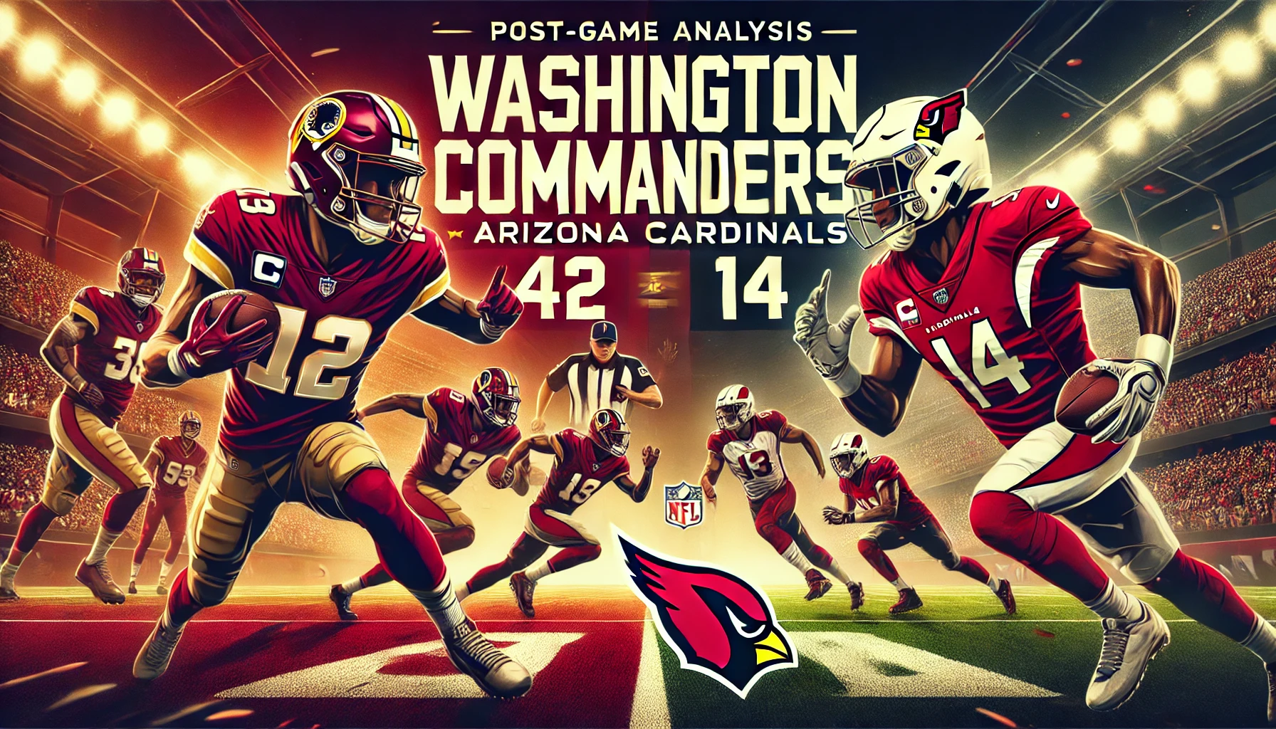 Commanders Crush Cardinals 42-14 in Dominant Offensive Display