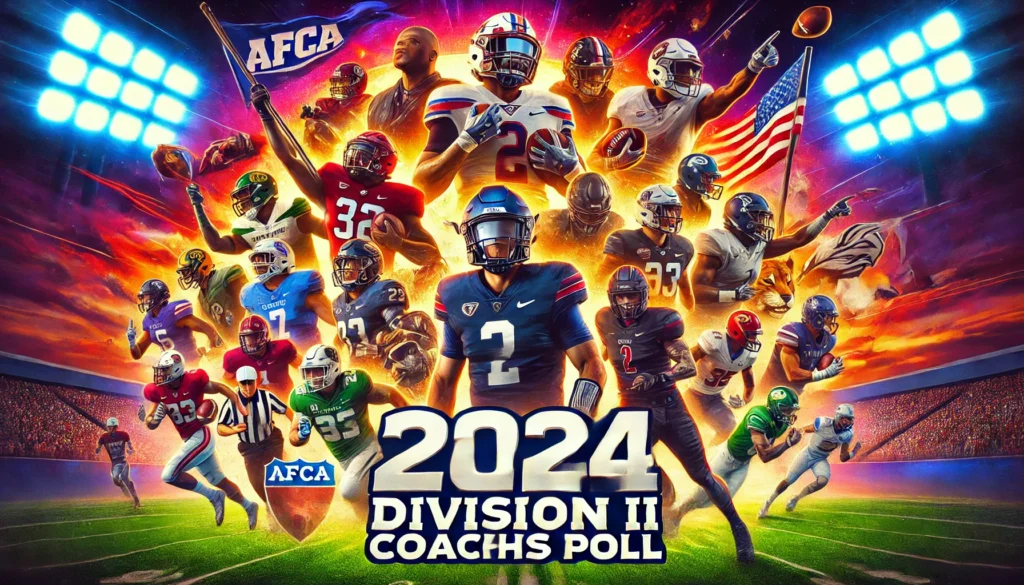 2024 AFCA Division II COACHES POLL, FROSTBURG STATE WINS SETTING UP BIG SHOWDOWN IN THE MEC