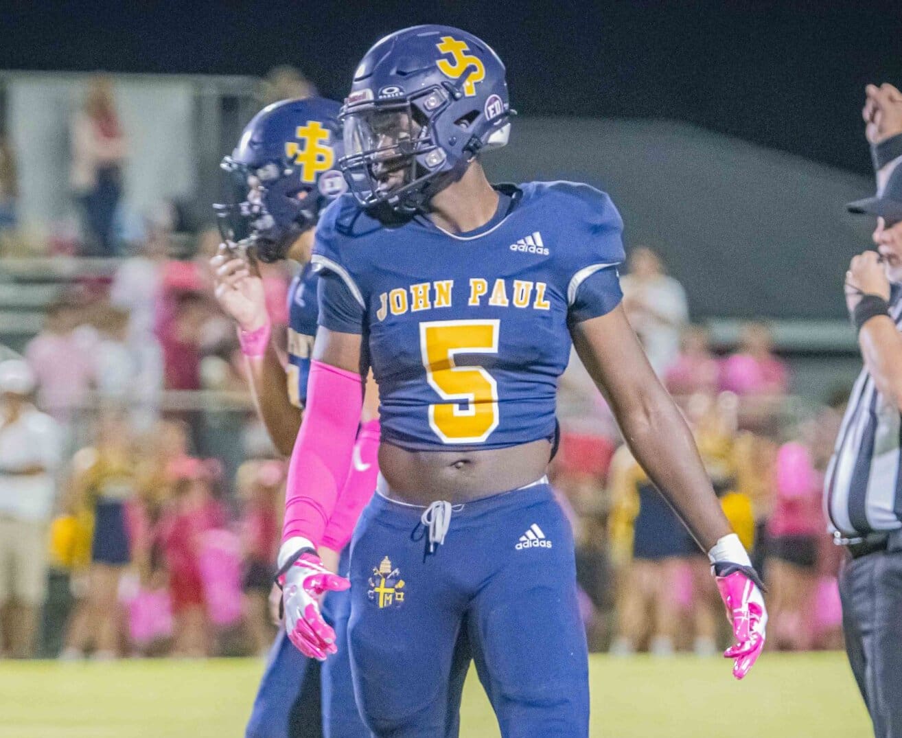 BREAKING NEWS: Pope John Paul II High School (Slidell, LA) DE DeReyon Jenkins Jr. Commits To 2024 Gridiron Football All-American Bowl Game