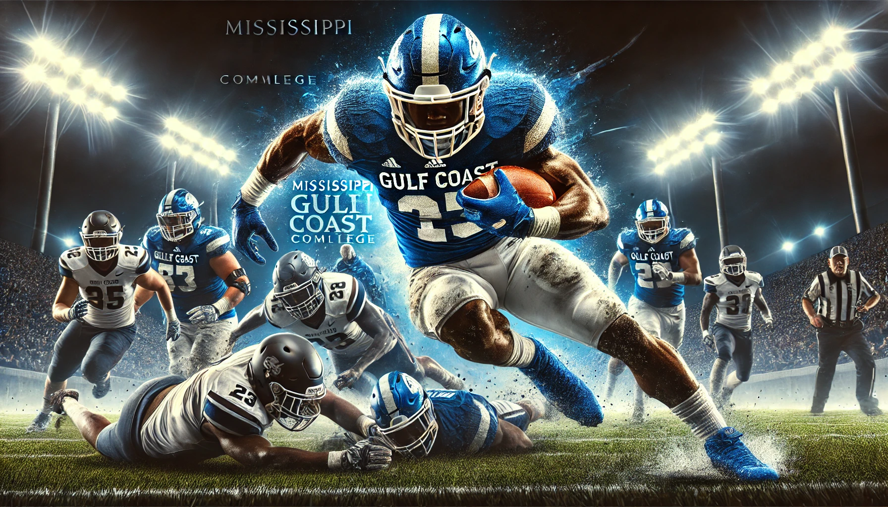 Mississippi Gulf Coast Dominates Pearl River with Explosive Ground Game in 41-14 Victory