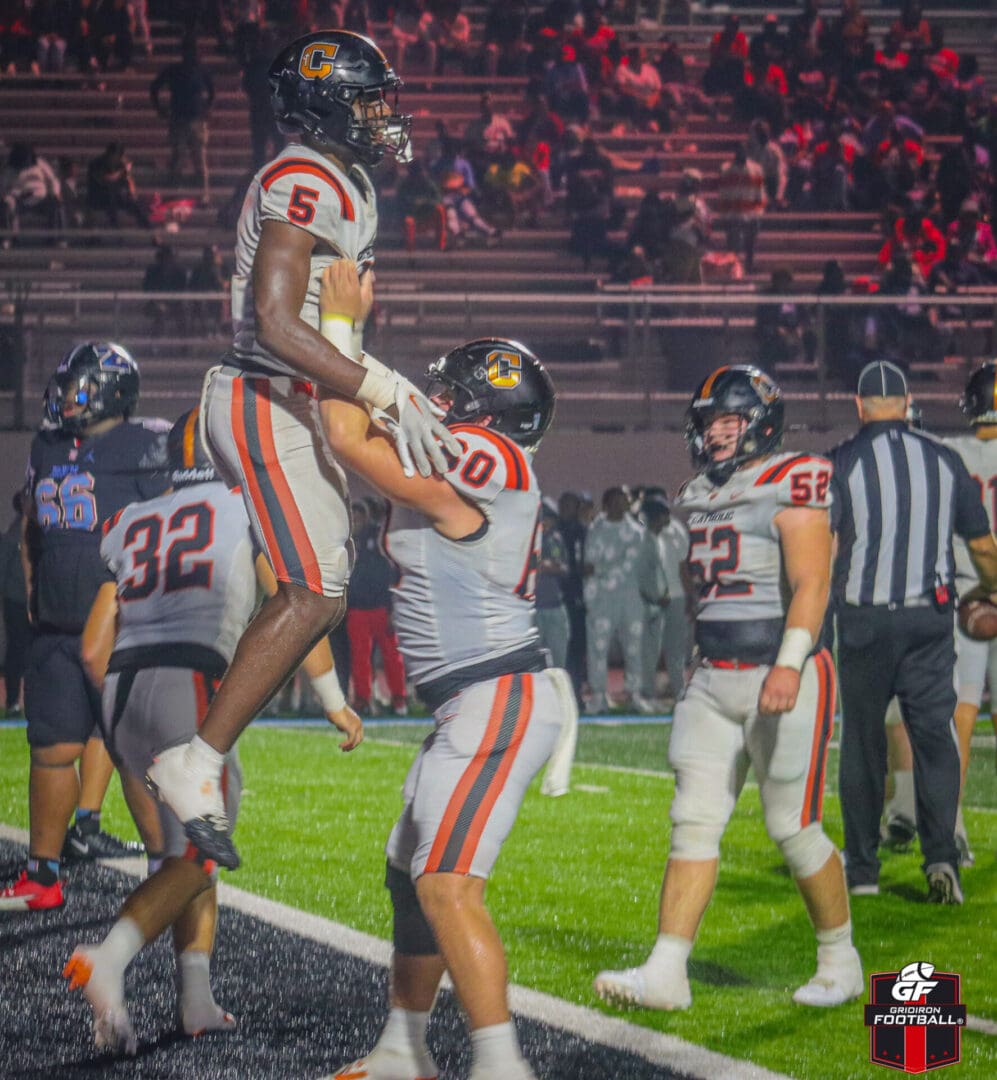 Catholic High Running Back Jayden Miles Scores School Record 7 TDs to Clinch District Championship 73-55 Against Zachary