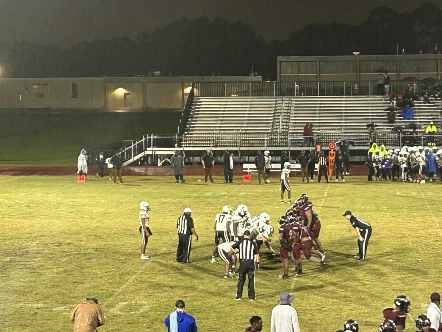 Plaquemine Clinches District in Rainstorm versus Istrouma 36-8