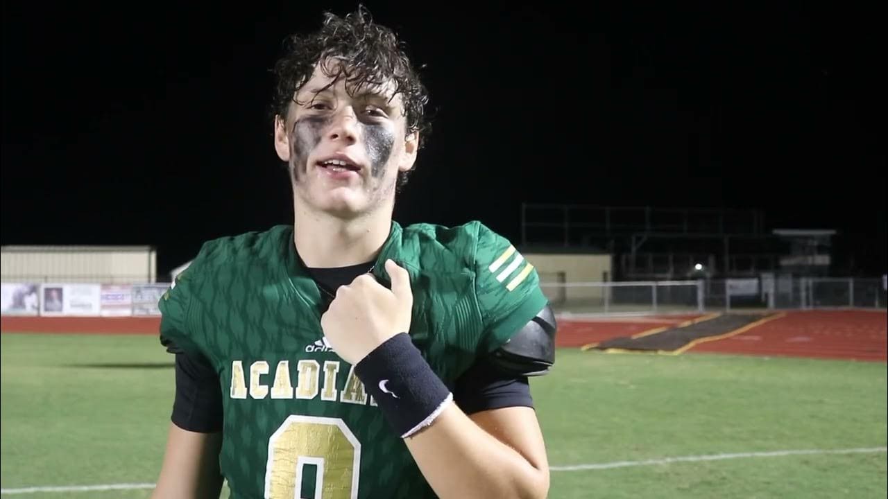 Caden DiBetta Breaks Acadiana Career Passing Record Held by Head Coach Matt McCullough