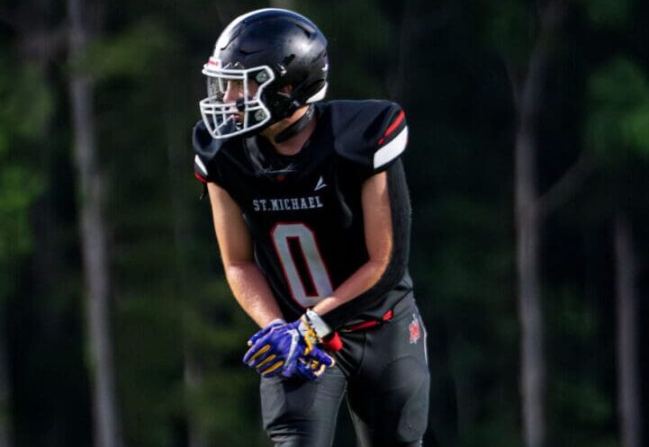 Leadership and Faith Fuels St. Michael’s Sure Handed Wide Receiver Johnny McCarty