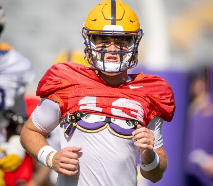 LSU Fall Camp Preview: Big Leap Forward Expected By Garrett Nussmeier in 2nd Year As Starter