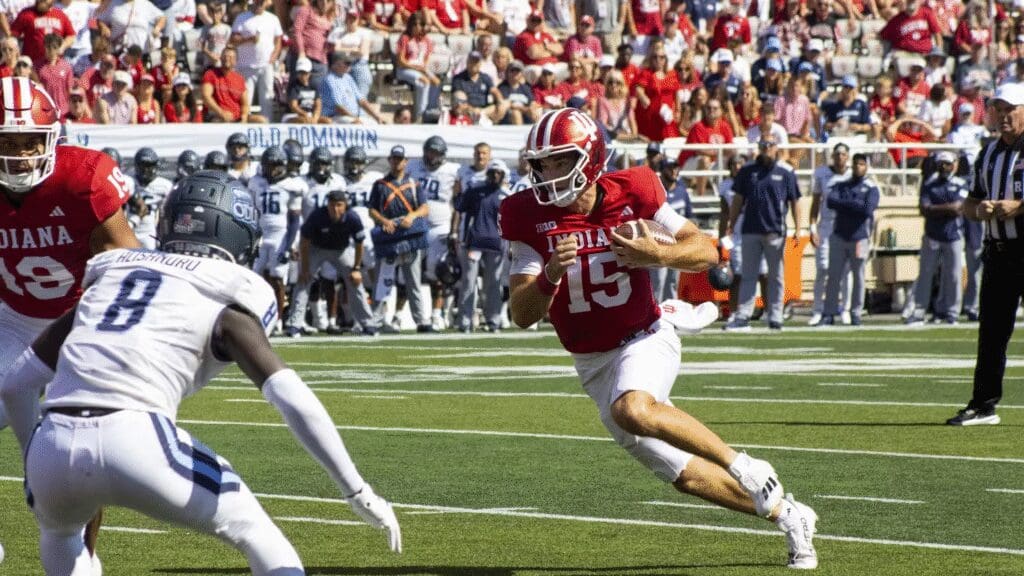 Indiana Rallies to Beat Old Dominion 27–14 in Season Opener
