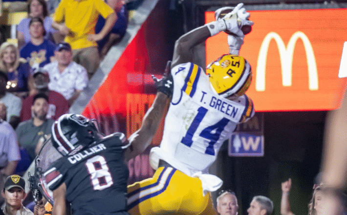 Trey’Dez Green, Kyle Parker, & Defense Leads LSU To 20-10 Victory Over South Carolina