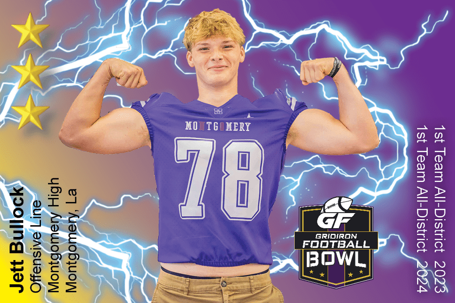 BREAKING NEWS: Montgomery High School (Montgomery, LA) OL Jett Bullock Commits To 2025 Gridiron Football All-American Bowl Game