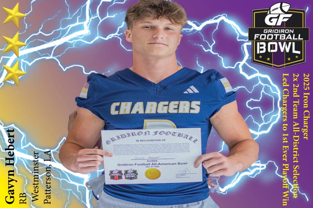 BREAKING NEWS: Westminster Christian Academy (Lafayette, LA) RB Gavyn Hebert Commits To 2025 Gridiron Football All-American Bowl Game